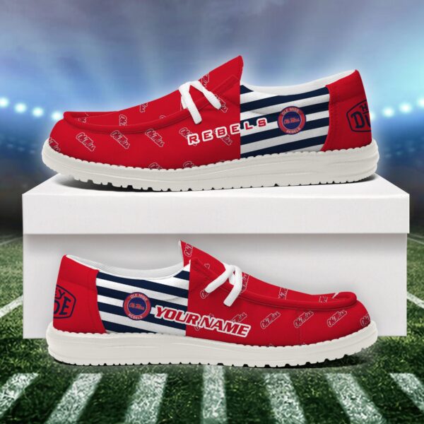 Tubopro Ole Miss Rebels Personalized Hey Dude Shoes For Men And Women - Image 2