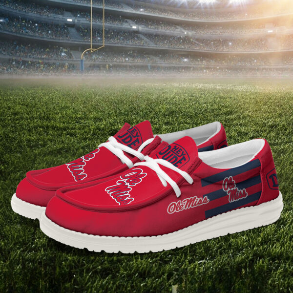Tubopro Ole Miss Rebels Personalized Hey Dude Shoes For Men And Women - Image 2