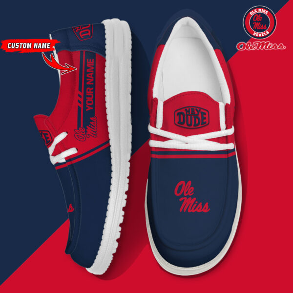 Tubopro Ole Miss Rebels Personalized Hey Dude Shoes For Men And Women