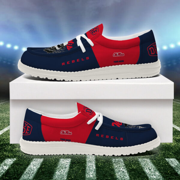 Tubopro Ole Miss Rebels Personalized Hey Dude Shoes For Men And Women - Image 4