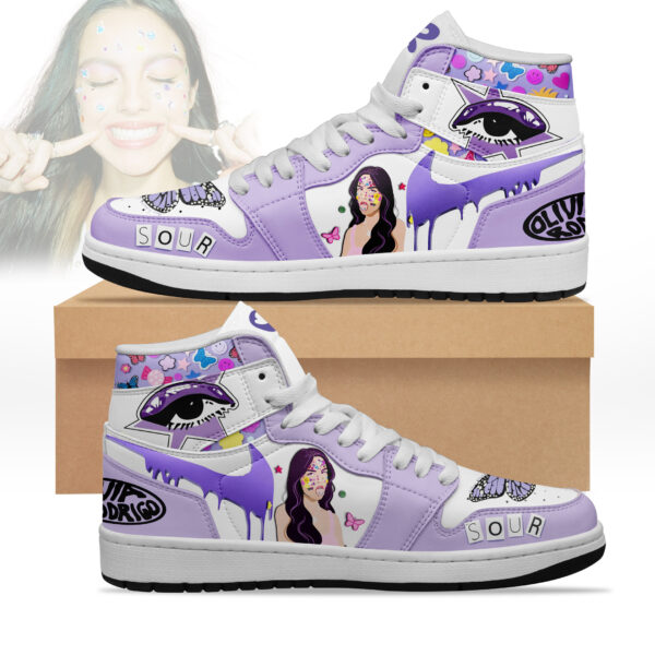 Tubopro Olivia Rodrigo AJ1 High Sneakers Shoes For Men And Women