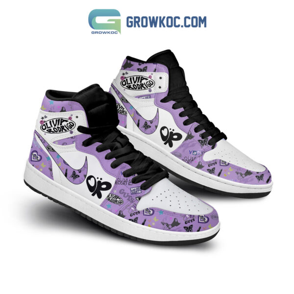 Tubopro Olivia Rodrigo AJ1 High Sneakers Shoes For Men And Women - Image 2