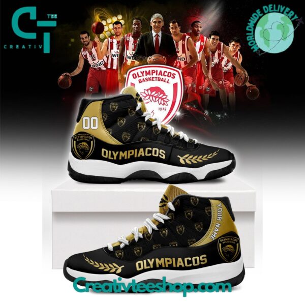 Tubopro Olympiacos Basketball AJ13 Sneakers Shoes For Men And Women
