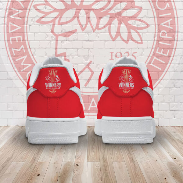 Tubopro Olympiakos F.C. Air Low-Top Sneakers Shoes For Men And Women - Image 3