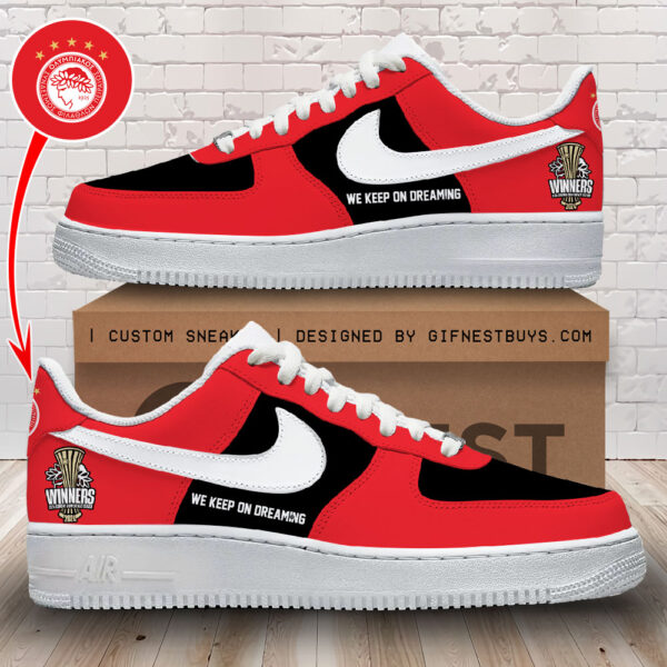 Tubopro Olympiakos F.C. Air Low-Top Sneakers Shoes For Men And Women
