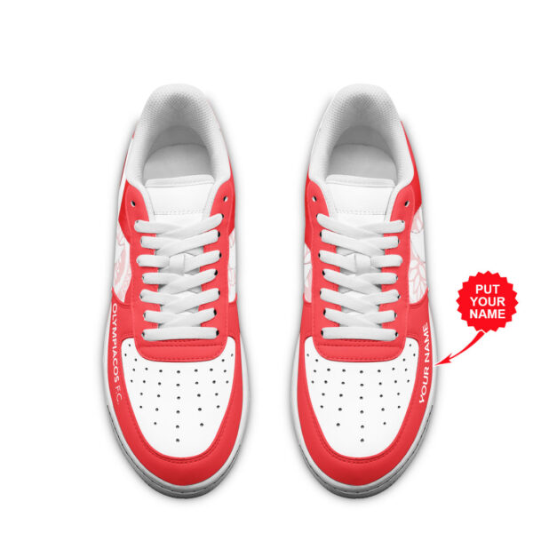 Tubopro Olympiakos F.C. Air Low-Top Sneakers Shoes For Men And Women - Image 2