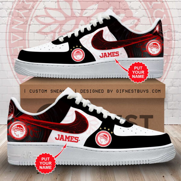 Tubopro Olympiakos F.C. Air Low-Top Sneakers Shoes For Men And Women