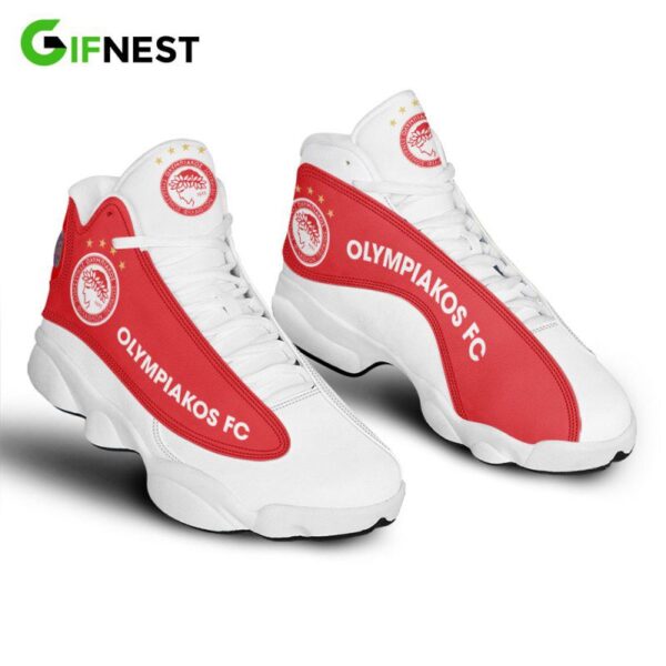 Tubopro Olympiakos F.C. AJ13 Sneakers Shoes For Men And Women - Image 2