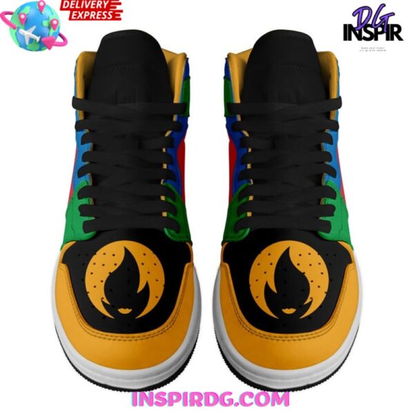 Tubopro Olympic Paris AJ1 High Sneakers Shoes For Men And Women - Image 3