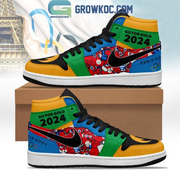 Tubopro Olympic Paris Team AJ1 High Sneakers Shoes For Men And Women