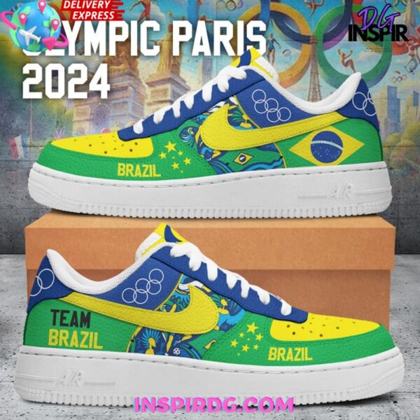 Tubopro Olympic Paris Team Brazil Air Low-Top Sneakers Shoes For Men And Women
