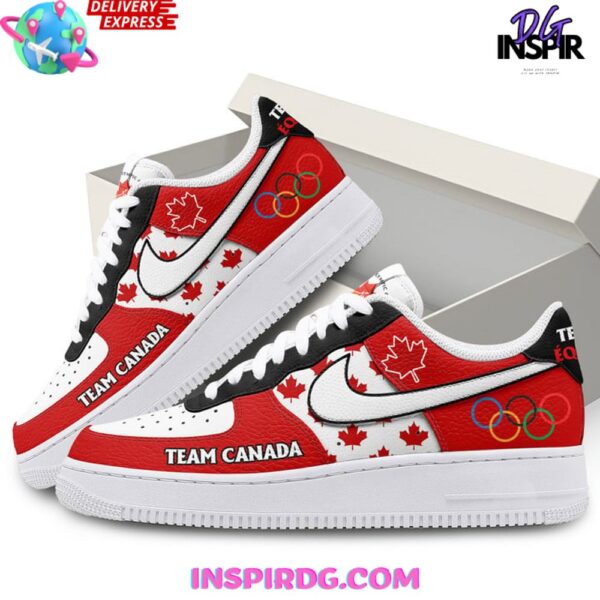 Tubopro Olympic Paris Team Canada Air Low-Top Sneakers Shoes For Men And Women - Image 2
