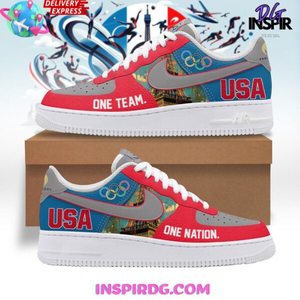 Tubopro Olympic Paris USA Nation Air Low-Top Sneakers Shoes For Men And Women