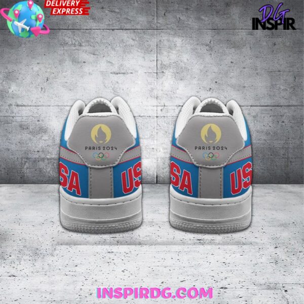 Tubopro Olympic Paris USA Nation Air Low-Top Sneakers Shoes For Men And Women - Image 3