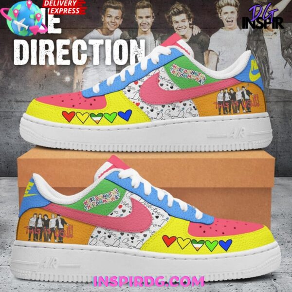 Tubopro One Direction Air Low-Top Sneakers Shoes For Men And Women