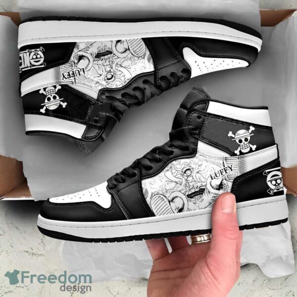 Tubopro One Piece Luffy Gear 5 Manga AJ1 High Sneakers Shoes For Men And Women