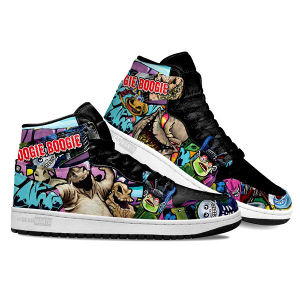 Tubopro Oogie Boogie AJ1 High Sneakers Shoes For Men And Women - Image 2