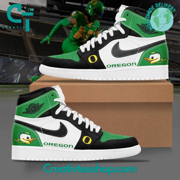 Tubopro Oregon Ducks AJ1 High Sneakers Shoes For Men And Women