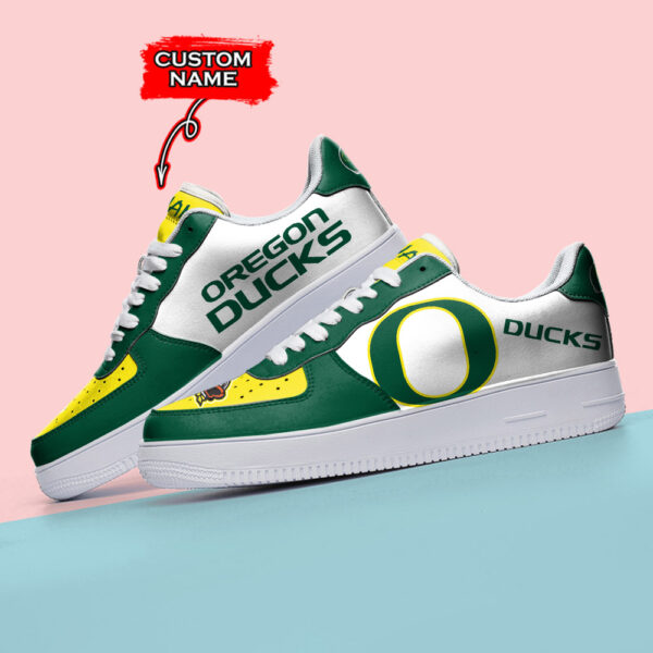 Tubopro Oregon Ducks NCAA Air Low-Top Sneakers Shoes For Men And Women - Image 3