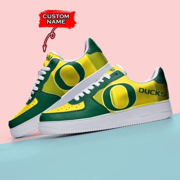 Tubopro Oregon Ducks NCAA Air Low-Top Sneakers Shoes For Men And Women - Image 3