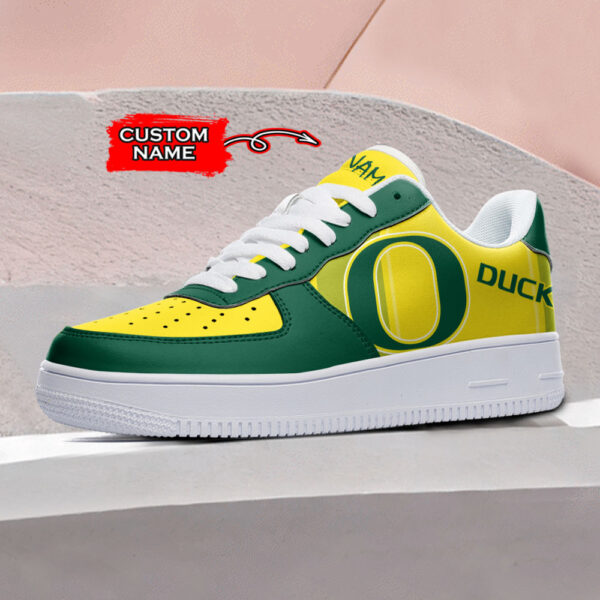 Tubopro Oregon Ducks NCAA Air Low-Top Sneakers Shoes For Men And Women - Image 2