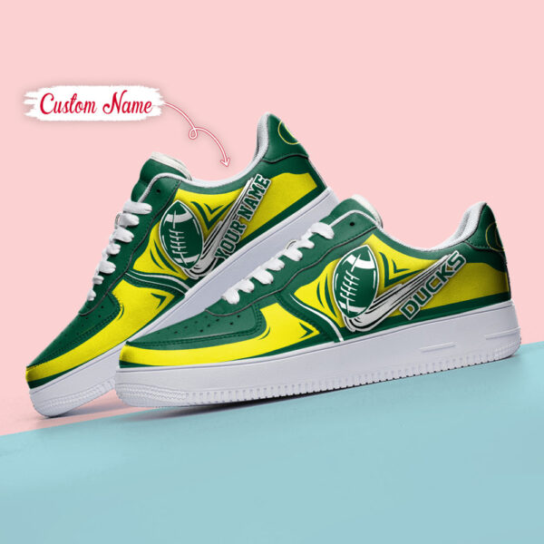 Tubopro Oregon Ducks NCAA Air Low-Top Sneakers Shoes For Men And Women - Image 4