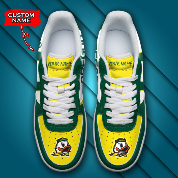 Tubopro Oregon Ducks NCAA Air Low-Top Sneakers Shoes For Men And Women - Image 4