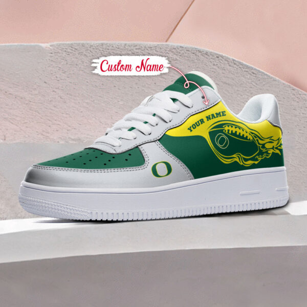 Tubopro Oregon Ducks NCAA Air Low-Top Sneakers Shoes For Men And Women - Image 3
