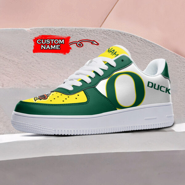 Tubopro Oregon Ducks NCAA Air Low-Top Sneakers Shoes For Men And Women - Image 2