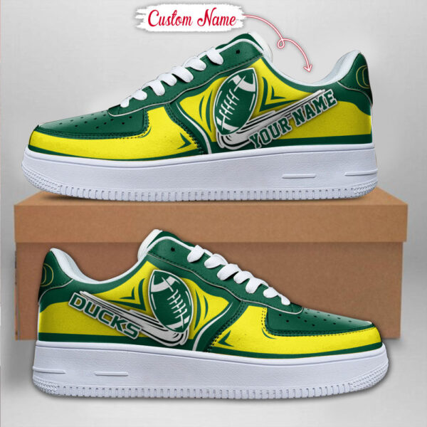 Tubopro Oregon Ducks NCAA Air Low-Top Sneakers Shoes For Men And Women - Image 2