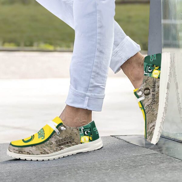 Tubopro Oregon Ducks Personalized Hey Dude Shoes For Men And Women - Image 4