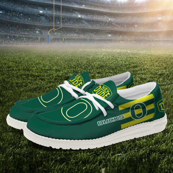 Tubopro Oregon Ducks Personalized Hey Dude Shoes For Men And Women - Image 2