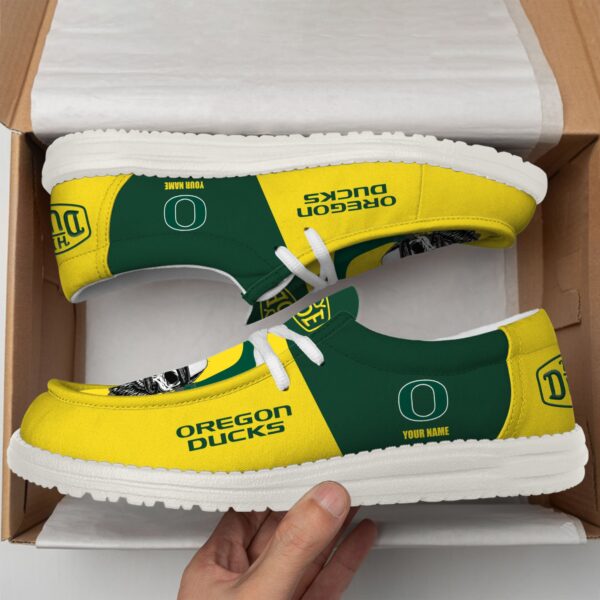 Tubopro Oregon Ducks Personalized Hey Dude Shoes For Men And Women - Image 3