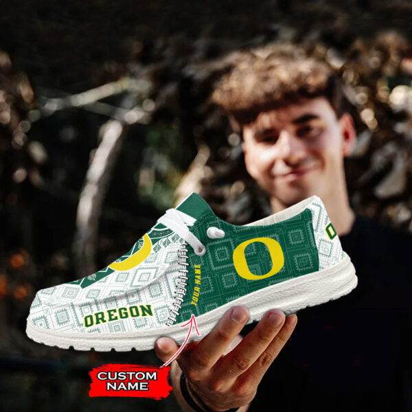 Tubopro Oregon Ducks Personalized Hey Dude Shoes For Men And Women