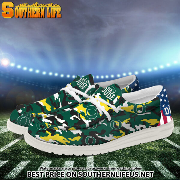 Tubopro Oregon Ducks Personalized Hey Dude Shoes For Men And Women - Image 2