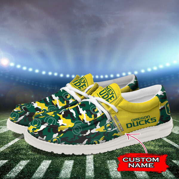 Tubopro Oregon Ducks Personalized Hey Dude Shoes For Men And Women - Image 3