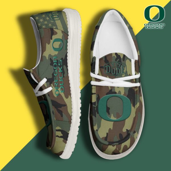 Tubopro Oregon Ducks Personalized Hey Dude Shoes For Men And Women