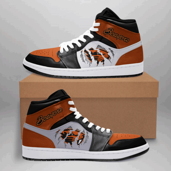 Tubopro Oregon State Beavers AJ1 High Sneakers Shoes For Men And Women