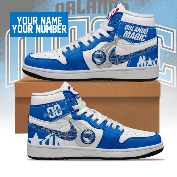 Tubopro Orlando Magic AJ1 High Sneakers Shoes For Men And Women - Image 2