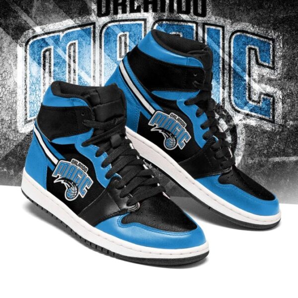 Tubopro Orlando Magic NBA AJ1 High Sneakers Shoes For Men And Women - Image 2