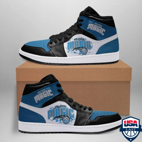 Tubopro Orlando Magic NBA AJ1 High Sneakers Shoes For Men And Women