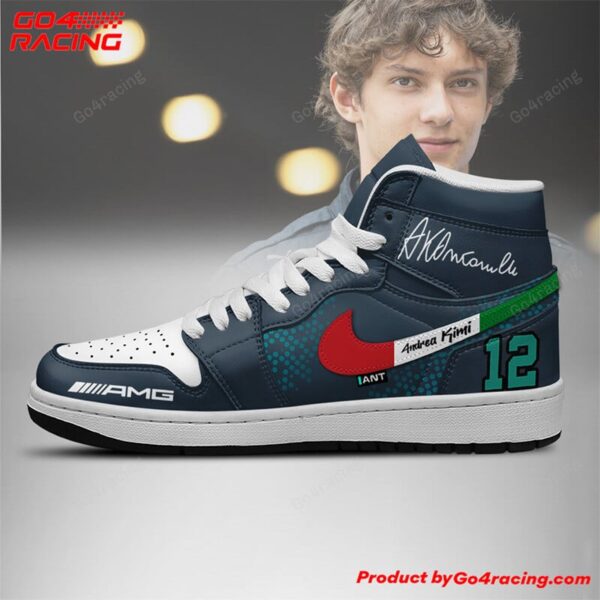 Tubopro Oscar Piastri  Mclaren AJ1 High Sneakers Shoes For Men And Women - Image 2