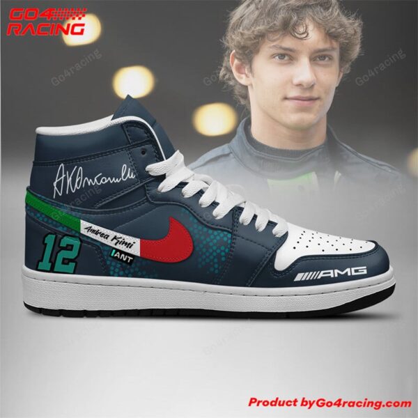 Tubopro Oscar Piastri  Mclaren AJ1 High Sneakers Shoes For Men And Women - Image 3