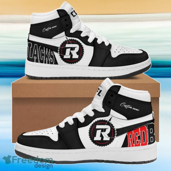 Tubopro Ottawa Redblacks AJ1 High Sneakers Shoes For Men And Women