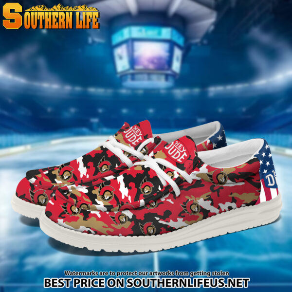 Tubopro Ottawa Senators Personalized Hey Dude Shoes For Men And Women - Image 2