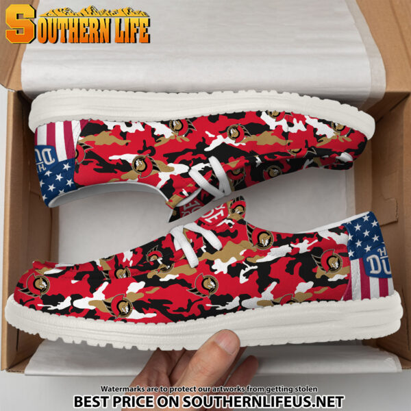 Tubopro Ottawa Senators Personalized Hey Dude Shoes For Men And Women - Image 4