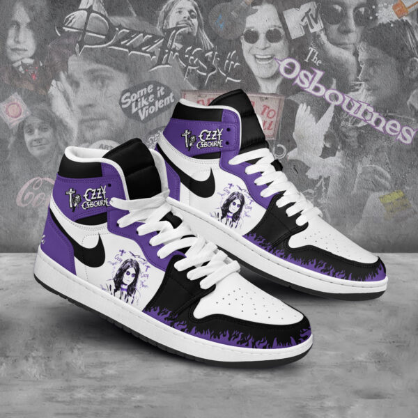 Tubopro Ozzy Osbourne AJ1 High Sneakers Shoes For Men And Women
