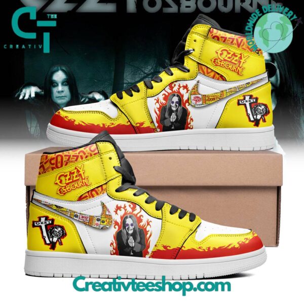Tubopro Ozzy Osbourne AJ1 High Sneakers Shoes For Men And Women