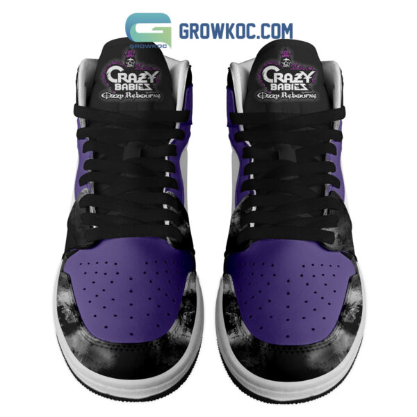 Tubopro Ozzy Osbourne AJ1 High Sneakers Shoes For Men And Women - Image 2