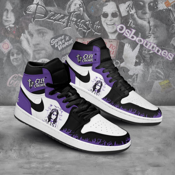 Tubopro Ozzy Osbourne AJ1 High Sneakers Shoes For Men And Women